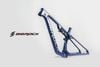 Sườn xe đạp carbon BigRock 2 phuộc full suspension - Xanh Dương