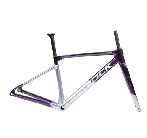  Sườn xe đạp Bigrock Gravel Carbon Màu Tím 