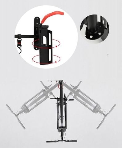  Giá treo xe đạp lên tường 2 tư thế ( treo ngang + treo đứng ) ST038 