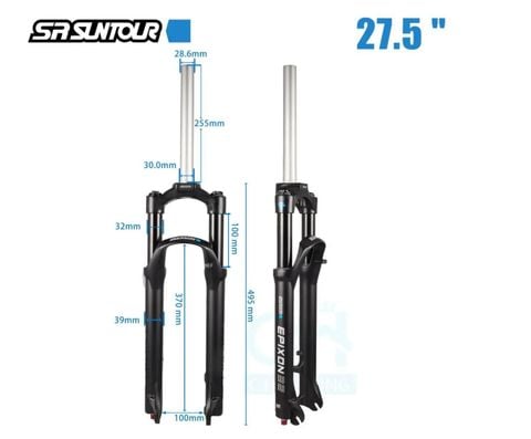  Phuộc nhún xe đạp Suntour Epixon 27.5 / 29 inch model 2024 