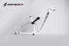Sườn xe đạp carbon BigRock 2 phuộc full suspension - Trắng