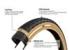 Vỏ xe đạp Panaracer GravelKing SK 27.5 1.9 TRL Model 2024