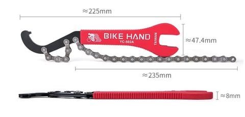  Tool giữ líp xe đạp BikeHand kèm cờ lê 15-16mm YC-502A 