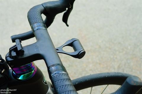  Bát carbon 3K gắn đồng hồ / phụ kiện lên ghidong xe đạp MT080 