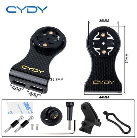  Bát carbon 3K gắn đồng hồ tốc độ / Camera hành trình / Đèn pin lên ốc potang xe đạp MT077 