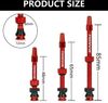 Bộ van tubeless cho niềng xe đạp Thinvik 48 / 65 / 85mm