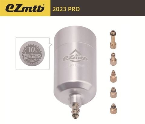  Bộ cốc bơm dầu thắng xe đạp EZMTB nhôm / nhựa kèm 5 đầu bơm đồng 