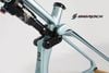 Sườn xe đạp carbon BigRock 2 phuộc full suspension - Xanh nhạt