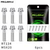Bộ ốc 6 titan xe đạp gắn potang M5x20 Risk RT134