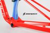 Sườn xe đạp carbon BigRock 2 phuộc full suspension - Xanh - Đỏ