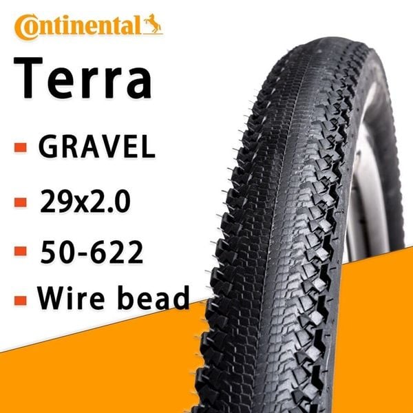 Vỏ xe đạp gravel Continental Terra HardPack 29 inch 2.0 ( Không gáp )