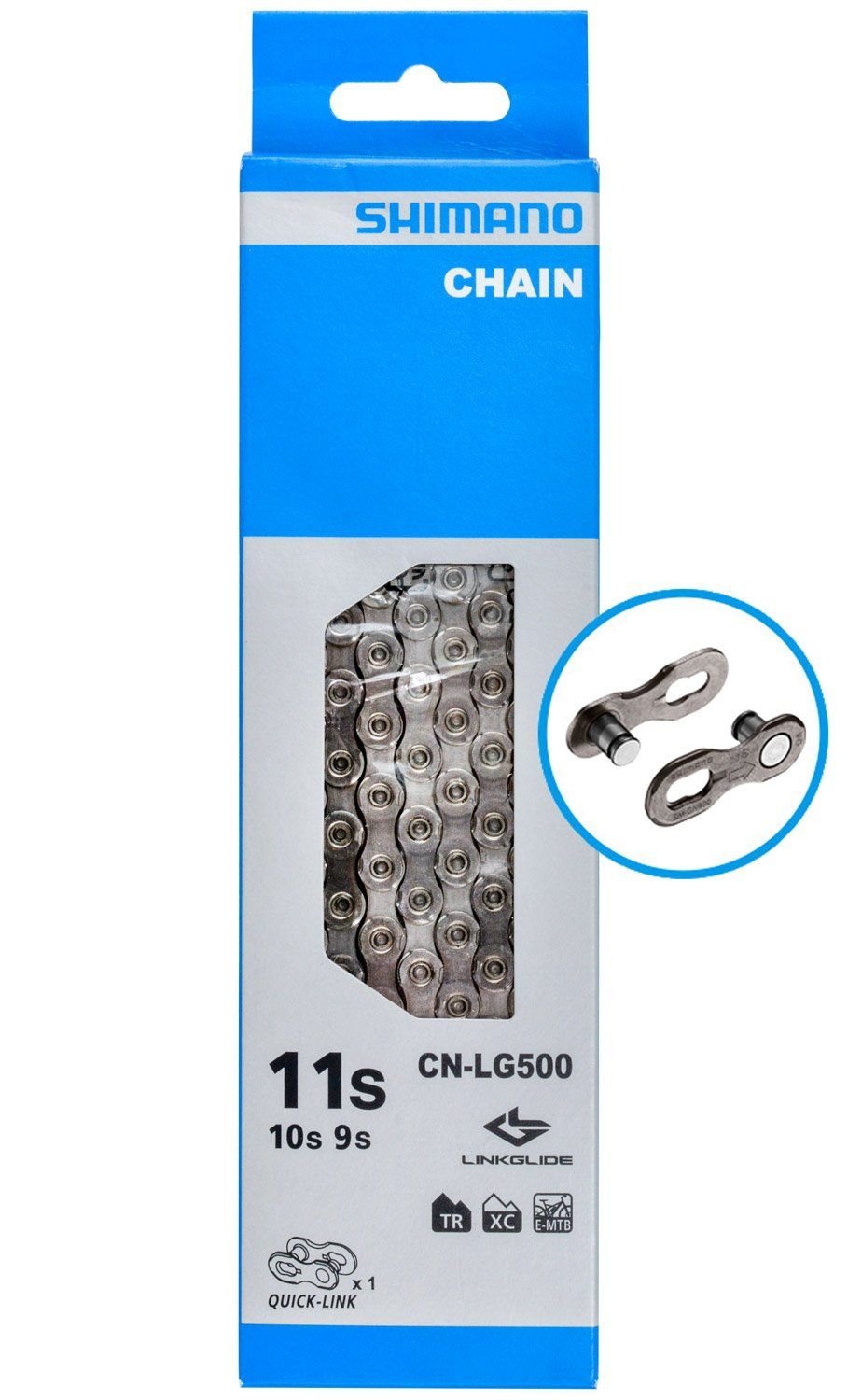Sên xe đạp Shimano Cues 9/10/11 speed LG500 126 mắt