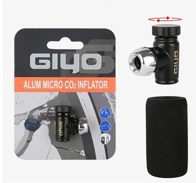 Đầu bơm CO2 xe đạp Giyo GC08SE