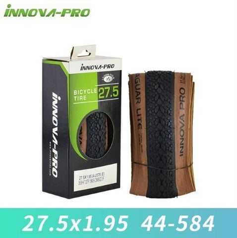  Vỏ Xe Đạp Innova Pro JAGUAR LITE 27.5 1.95 UltraLight talon Vàng 