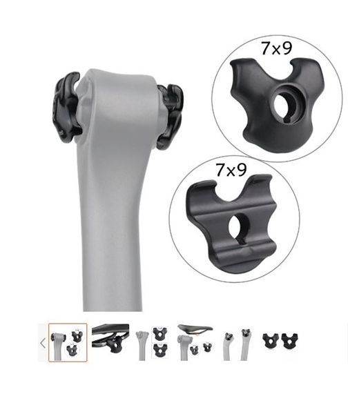 Bát bắt gọng yên xe đạp carbon 7x9 ( chỉ gồm bát ngoài )