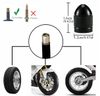 Cặp nắp chụp van ruột bánh xe hơi, xe oto, xe máy, moto nhôm CNC