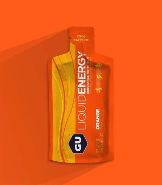 Gel bổ sung năng lượng dạng lỏng GU Liquid Energy Gel 60 gram vị ORANGE