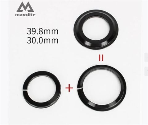  Bộ spacer Maxxlite chuyển cổ phuộc thẳng sang cổ nở 30mm sang 39.8mm 