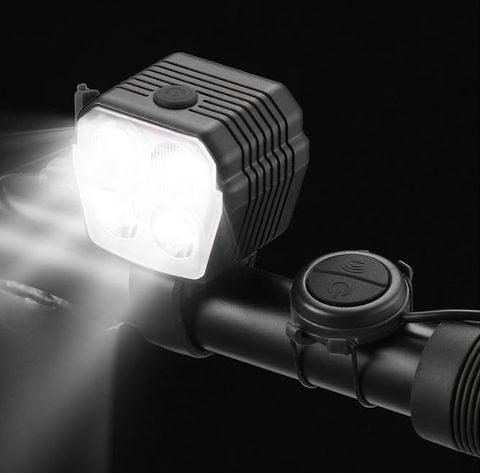  Đèn xe đạp tích hợp chuông điện 120db L131 