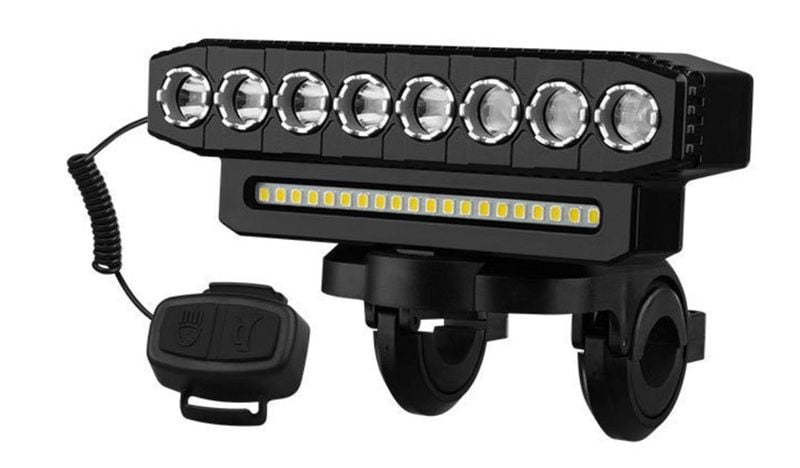 Đèn chiếu sáng xe đạp LED tích hợp chuông điện L125 1200 lumen / 2000 lumen