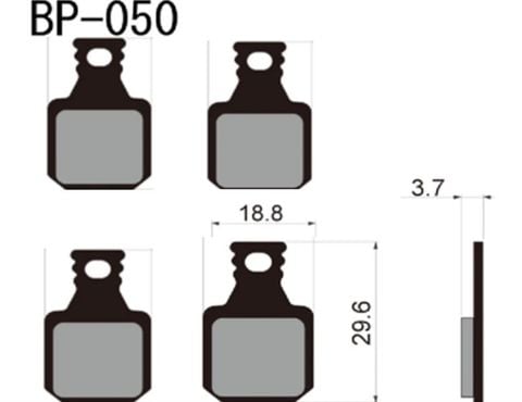  Bố thắng dĩa xe đạp Vesrah BP-050 cho thắng Magura 4 pis MT5 / MT7 