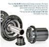 Bộ đùm xe đạp Koozer 450 9x100/10x135 - 12x100/12x142 15x110/10x141 - 15x110/12x148 cối HG/XD/MS 28/32/36 căm