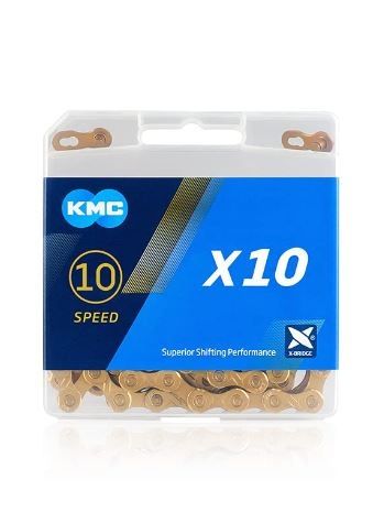 Sên Xe Đạp KMC 10 speed X10 116 Mắt Gold