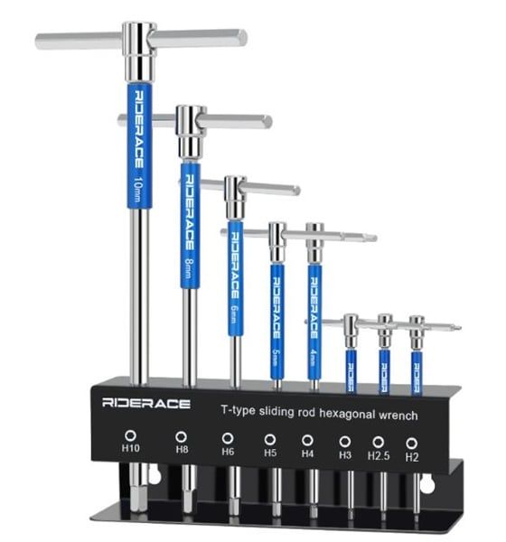 Bộ tool lục giác chữ T trượt 8 cây RiderAce T106