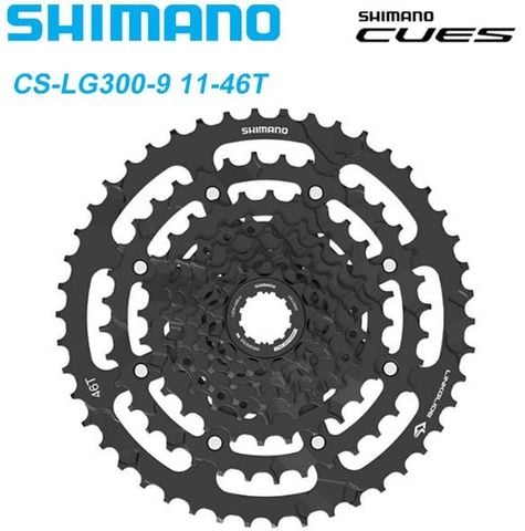  Líp xe đạp Shimano Cues LG300 9 speed 36 / 41 / 46T 