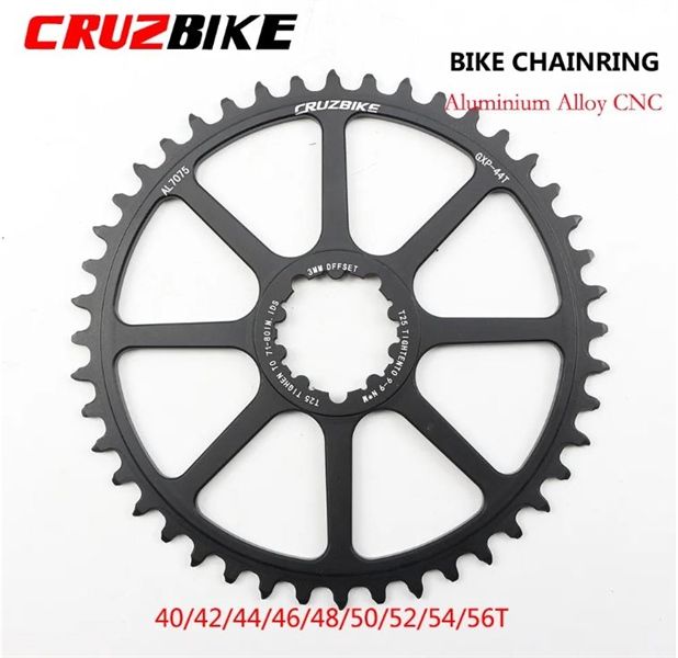 Dĩa xe đạp single CruzBike GXP 32 / 34 / 36 / 38 / 40 / 42 / 44T