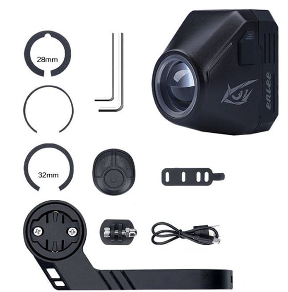 Đèn xe đạp Enlee 1600 lumen type C remote không dây 2000mah