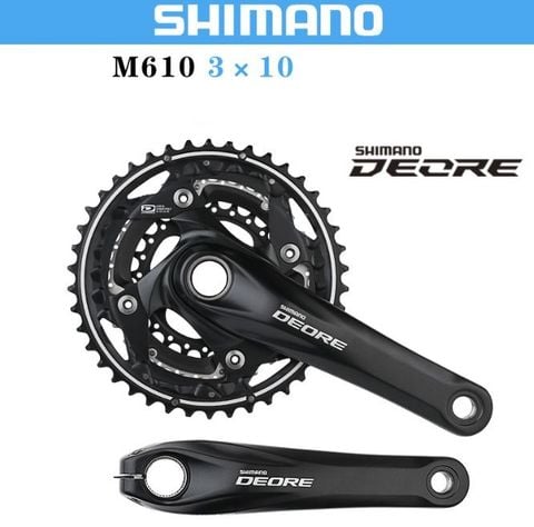  Giò dĩa xe đạp Shimano Deore M610 42-32-24T 170mm 