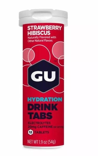 Viên sủi hoà tan bổ sung điện giải GU Hydration Drink Tabs 12 viên vị TRIBERRY