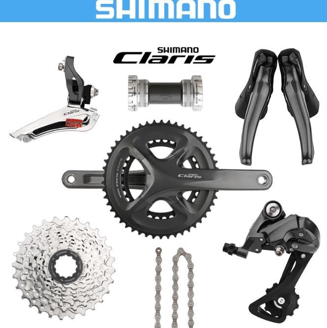 Bộ group xe đạp Shimano Claris R2000 2x8