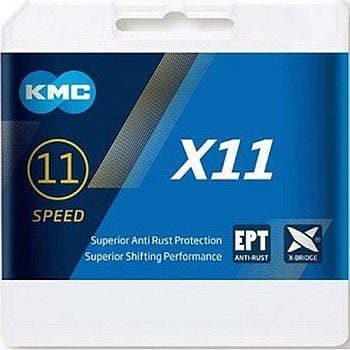  Sên xe đạp KMC 11speed X11EPT 118 mắt ( bạc ) 