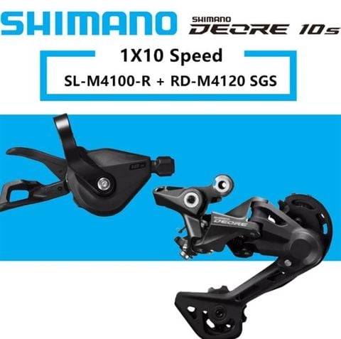  Bộ Tay Bấm - Cùi Đề Shimano M4100 1x10 