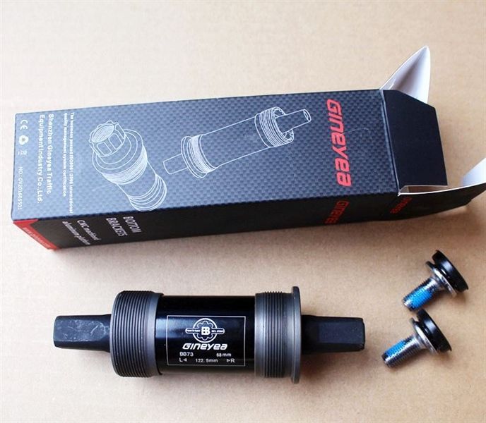 Trục giữa xe đạp cốt vuông Gineyea 116mm / 122.5mm