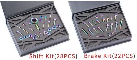  Bộ full ốc titanium Risk cho Group M7000 / M8000 - 62 ốc 