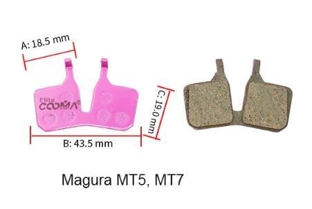 Bố thắng dĩa Cooma cho thắng Magura MT5 / MT7 Ceramic