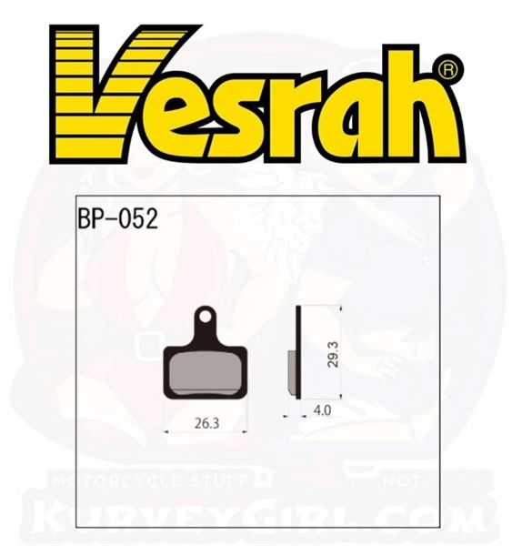 Bố thắng dĩa xe đạp Vesrah BP-052 cho thắng Shimano XTR / XT / SLX / DURAACE, ULTEGRA, 105, TIAGRA, GRX
