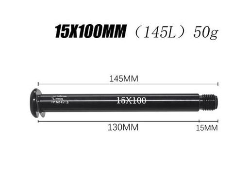  Ti axle cho phuộc Fox 32 / 34 / 36 - 15x100 / 15x110mm 