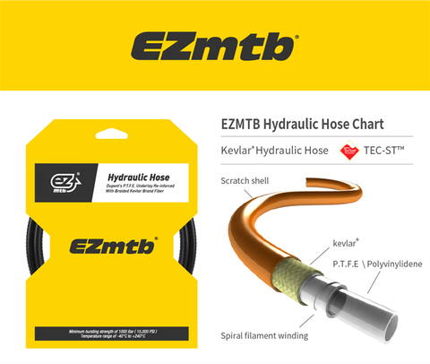  Dây Thắng Dầu Xe Đạp EZMTB Ultimate 1m / 1.7m 