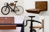 Kệ gỗ treo xe đạp ST08