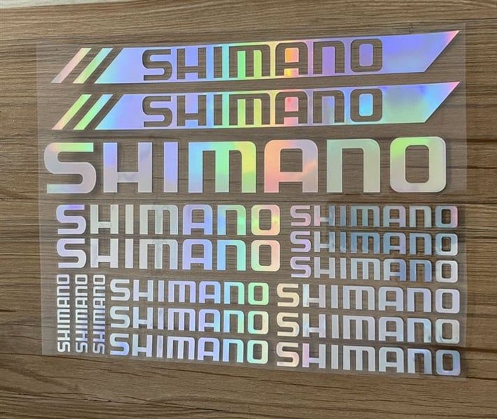 Bộ decal xe đạp Shimano