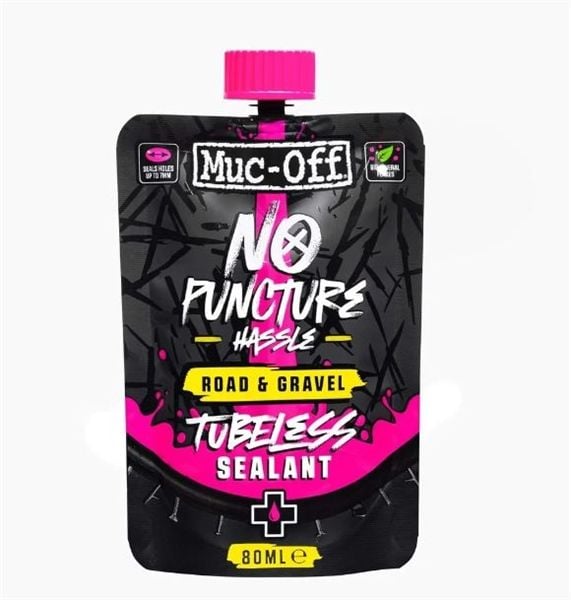 Keo Tự Vá Vỏ Không Ruột Muc Off cho Road / Gravel No Puncture Hassle Tubeless Sealant 80ml / 140ml / 500ml / 1000ml