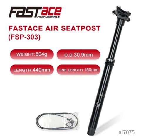  Cốt Yên Xe Đạp Tăng Giảm FastAce FSP 303 30.9 / 31.6 440mm Hành Trình 125mm 