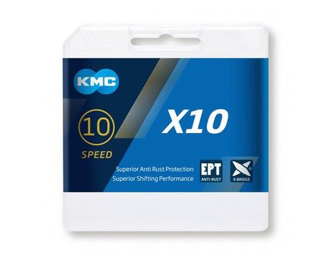  Sên Xe Đạp KMC 10speed X10EPT 114 Mắt ( Bạc ) 