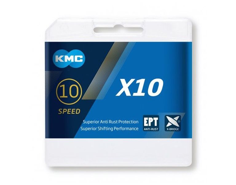 Sên Xe Đạp KMC 10speed X10EPT 114 Mắt ( Bạc )