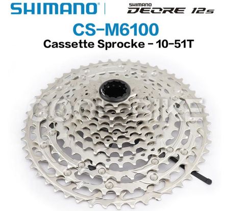  Líp xe đạp Shimano Deore CS-M6100 10-51 cối MS 