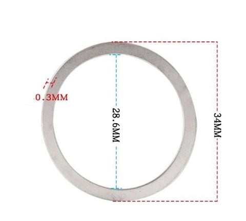  Lá thép chêm chén cổ xe đạp Swillow 28.6mm / 0.3mm 